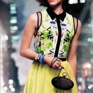 Prabal Gurung for Target sleeveless floral button- up top, size medium.